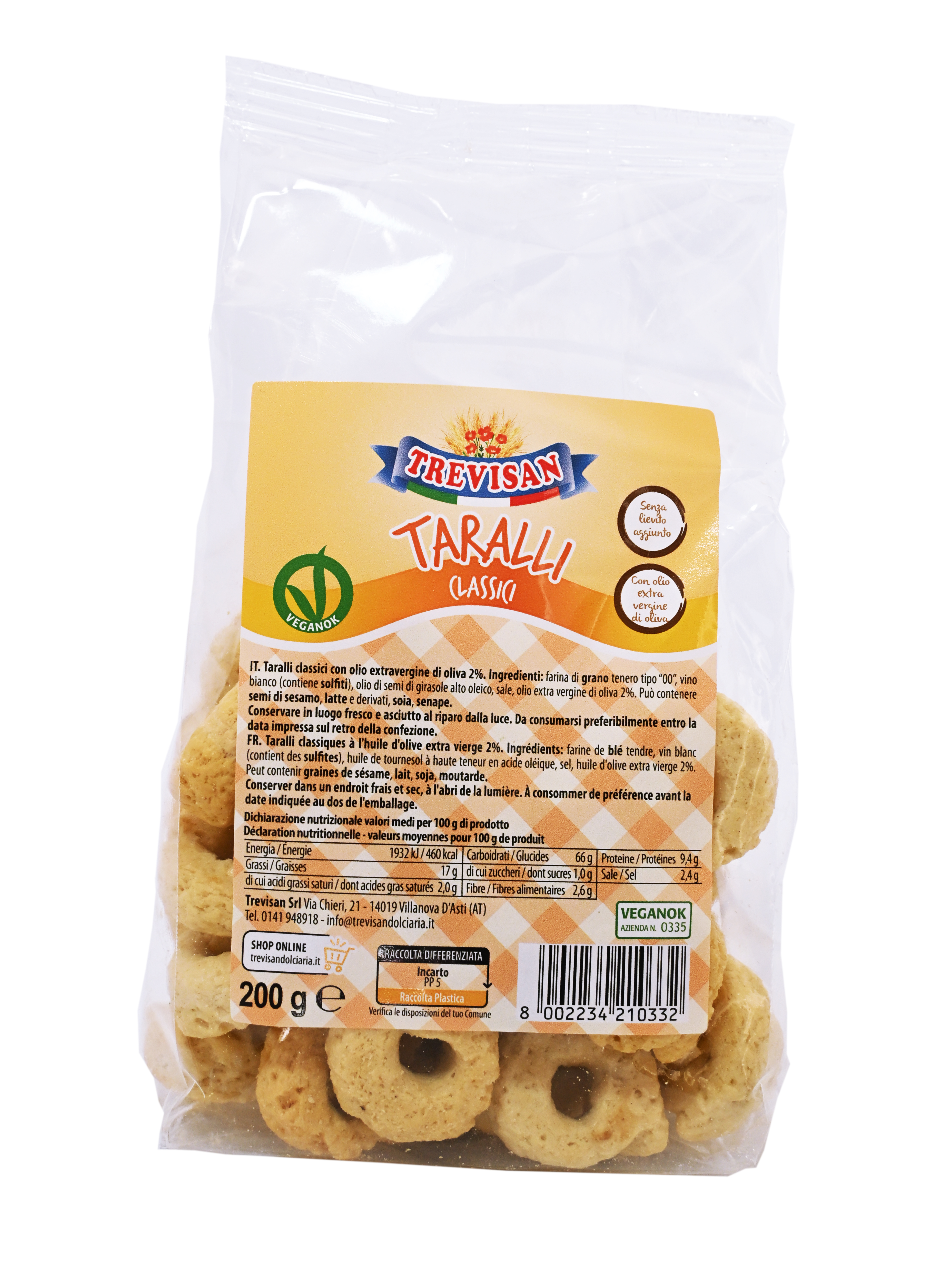 Taralli Classici all'Olio Extravergine di Oliva gr.200