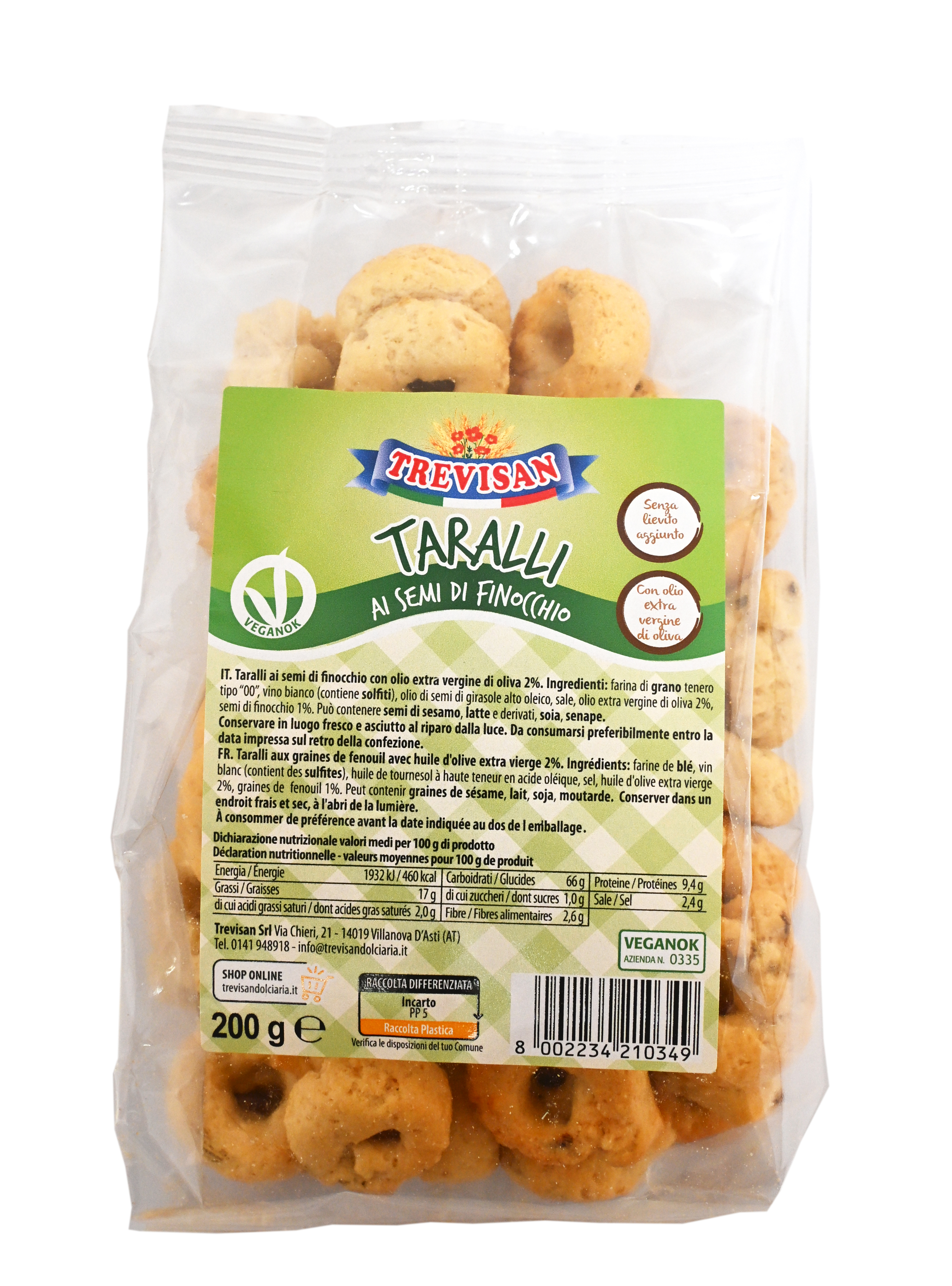 Taralli ai Semi di Finocchio gr.200